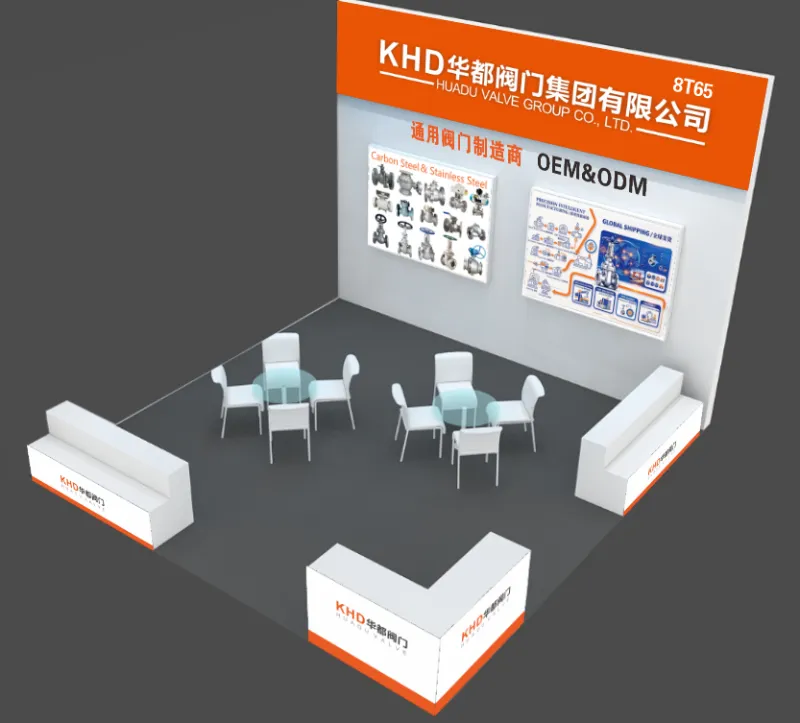 On conèixer Huadu Valve Group (KHD) l'octubre de 2026? Fira de vàlvules internacional de Zhejiang, estand 8T65